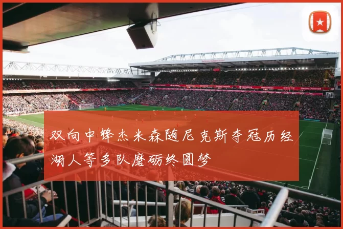 双向中锋杰米森随尼克斯夺冠历经湖人等多队磨砺终圆梦